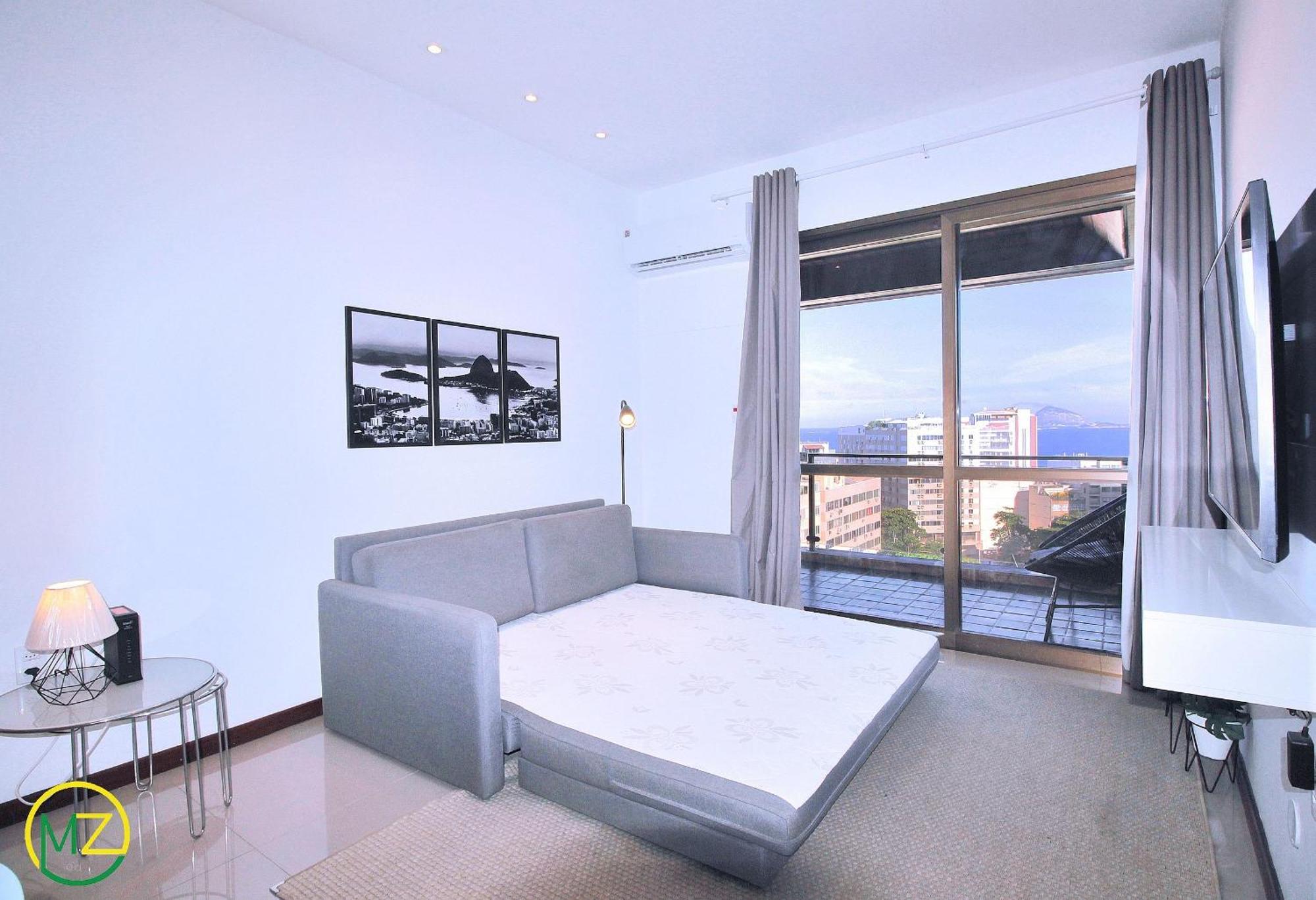 Incrível Sala E Com Varanda E Vista O Mar De Ipanema *